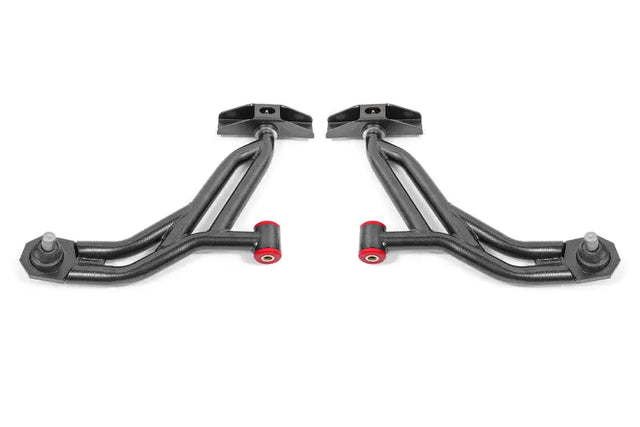 BMR 10-14 Ford Mustang / Shelby GT500 Non-Adj. Lower A-Arms (Poly/Delrin) - Black Hammertone - Truck & Automotive