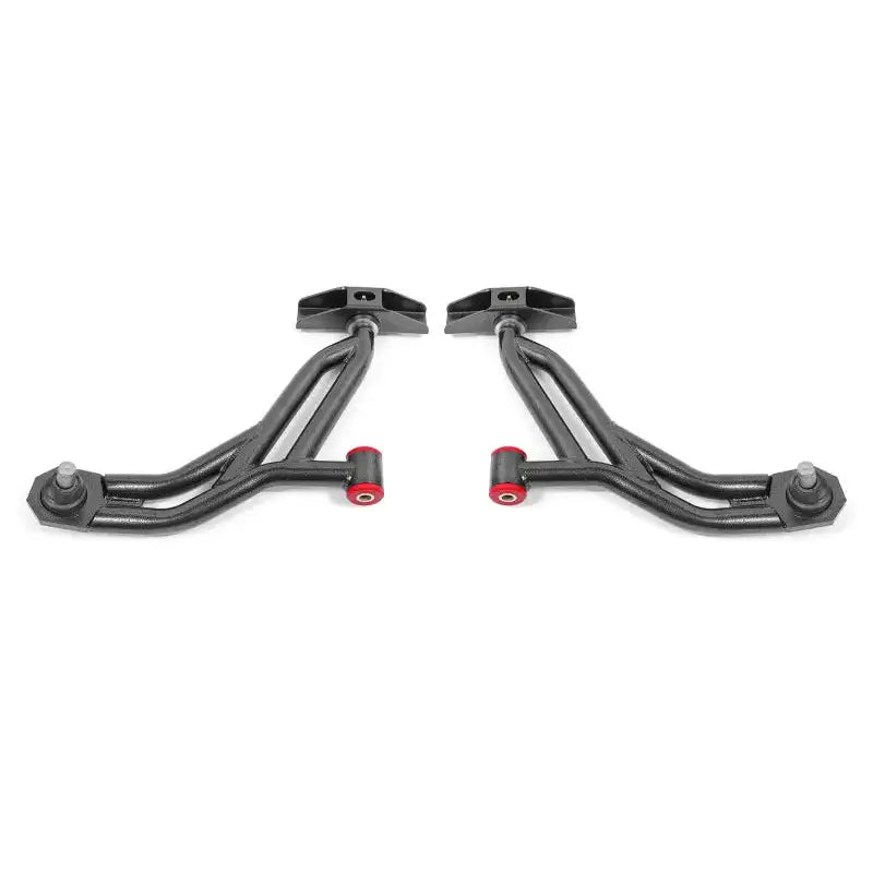 BMR 10-14 Ford Mustang / Shelby GT500 Non-Adj. Lower A-Arms (Poly/Delrin) - Black Hammertone - Truck & Automotive