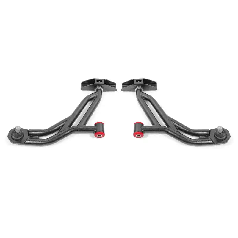 BMR 10-14 Ford Mustang / Shelby GT500 Non-Adj. Lower A-Arms (Poly/Delrin) - Black Hammertone - Truck & Automotive