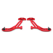 BMR 10-14 Ford Mustang / Shelby GT500 Non-Adj. Lower A-Arms (Poly/Delrin) - Red - Truck & Automotive