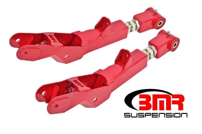 BMR Suspension BMR 10-15 5th Gen Camaro Lower Control Arms Rear On-Car Adj. (Polyurethane) - Red