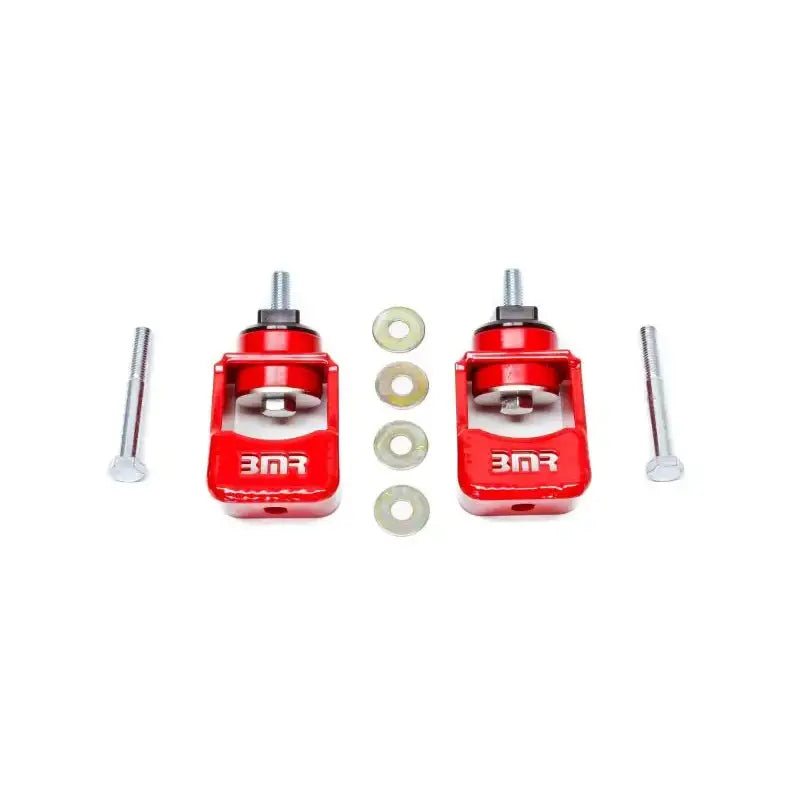 BMR 10-15 5th Gen Camaro Motor Mount Kit (Polyurethane) - Red (Spacers Not Included) - MM004R