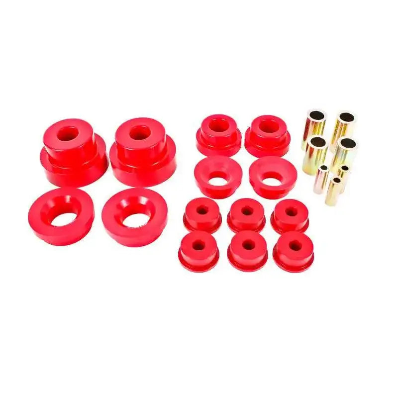 BMR Suspension BMR 10-15 5th Gen Camaro Pro Version Rear Cradle Bushing Kit (BK024 BK029) - Red