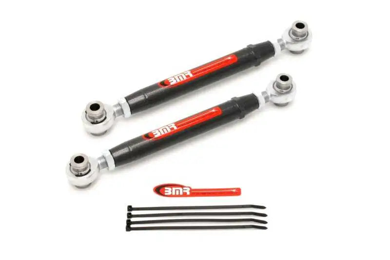 BMR Suspension BMR 10-15 5th Gen Camaro Rear Adj. Rod Ends Toe Rods - Black Hammertone
