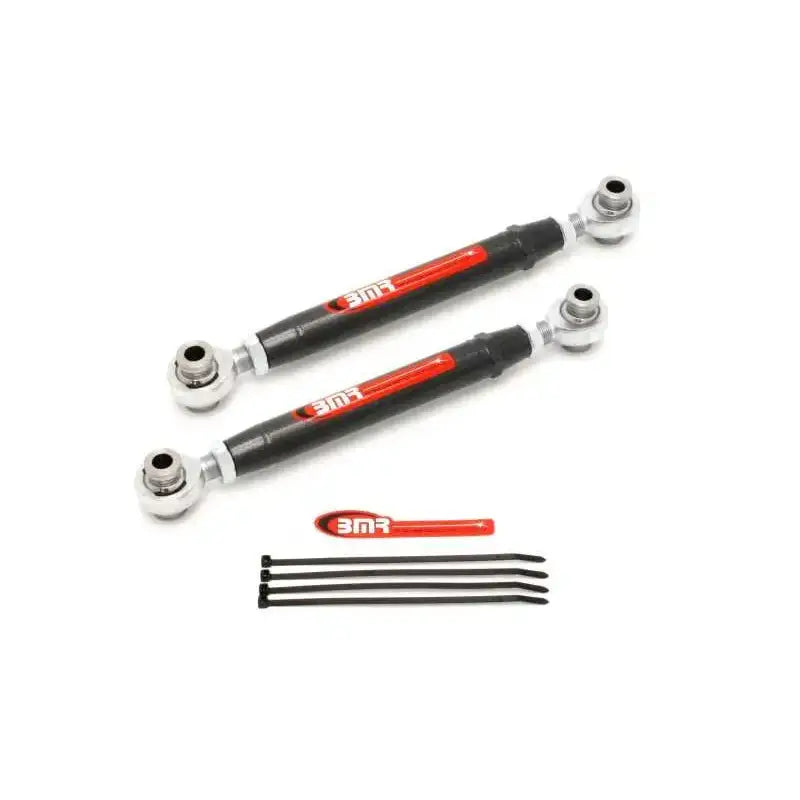 BMR Suspension BMR 10-15 5th Gen Camaro Rear Adj. Rod Ends Toe Rods - Black Hammertone