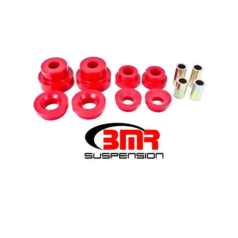 BMR Suspension BMR 10-15 5th Gen Camaro Rear Cradle Pro Version Full Bushing Kit (Polyurethane) - Red