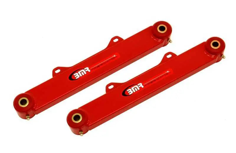 BMR Suspension BMR 10-15 5th Gen Camaro Rear Non-Adj. Toe Rods (Polyurethane) - Red