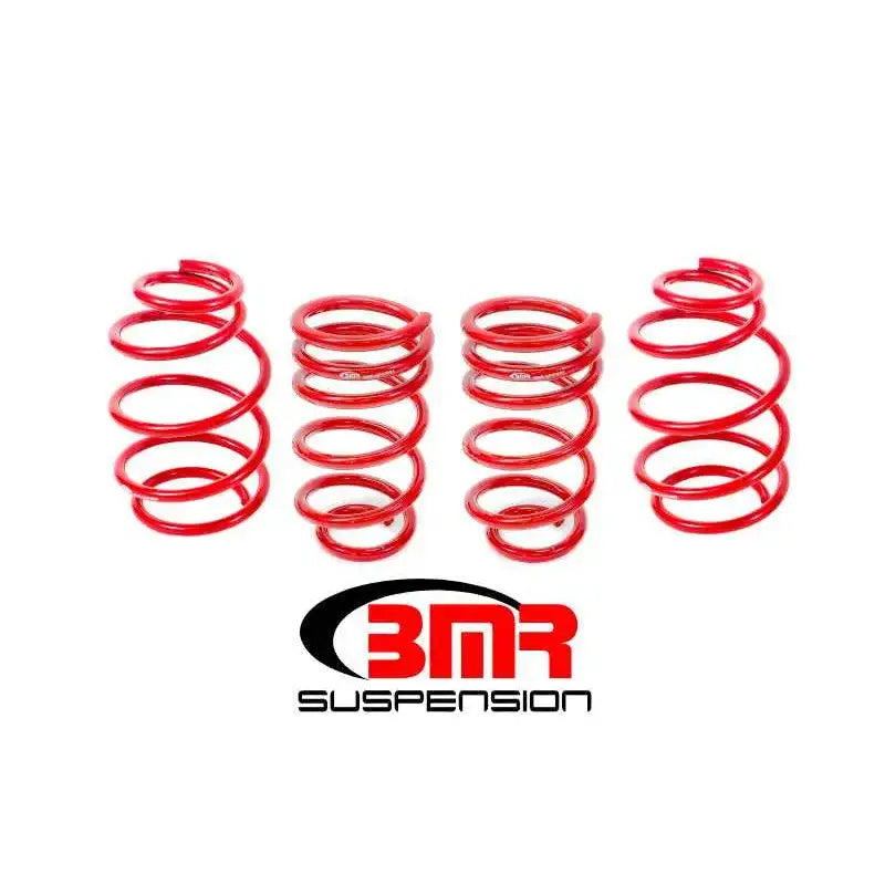 BMR Suspension BMR 10-15 5th Gen Camaro V8 Lowering Spring Kit (Set Of 4) - Red