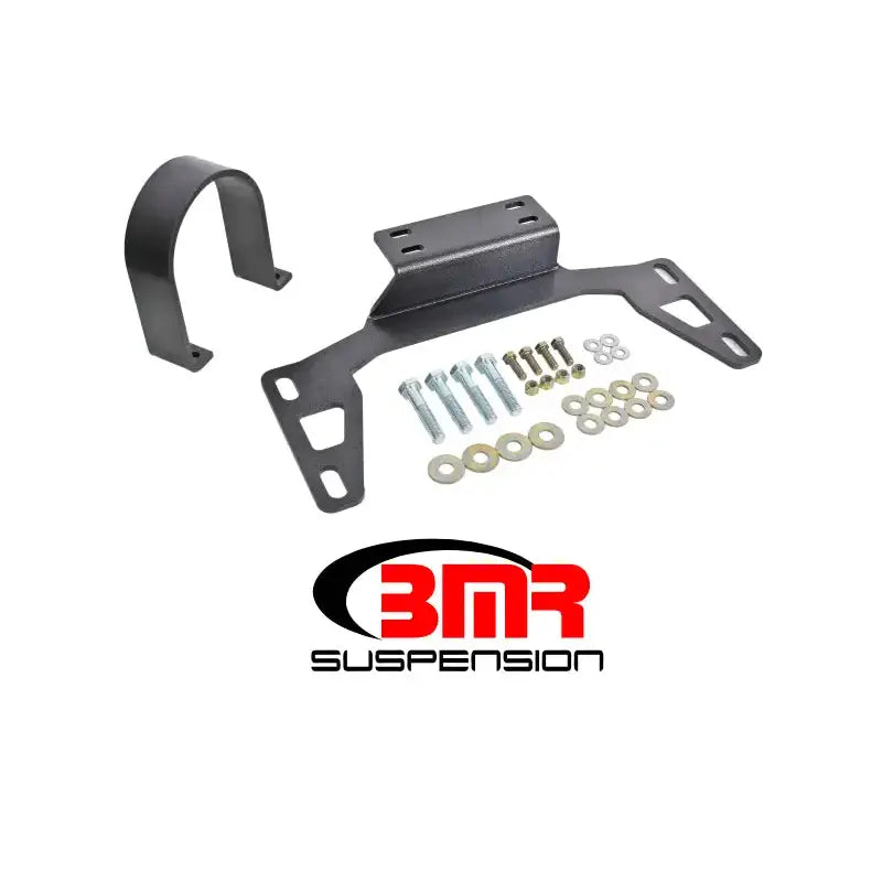 BMR 11-14 S197 Mustang Front Driveshaft Safety Loop - Black Hammertone - Truck & Automotive