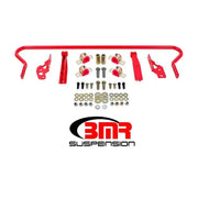 BMR Suspension BMR 11-14 S197 Mustang Rear Hollow 25mm Adj. Sway Bar Kit w/ Bushings - Red