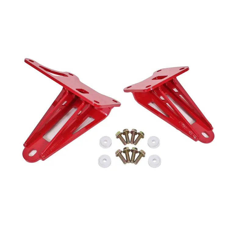 BMR Suspension MM008R BMR 11-17 S197 Mustang Motor Mount Brackets - Red