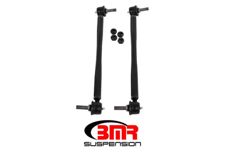 Black suspension sway bar end links for BMR 12-15 5th Gen Camaro sway bar kit