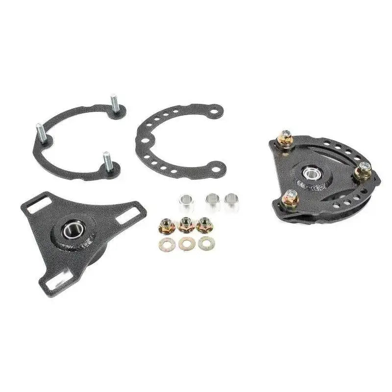 BMR Suspension BMR 15-17 S550 Mustang Caster Camber Plates - Black Hammertone