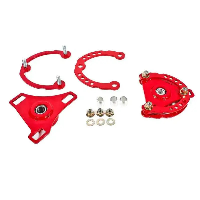 BMR Suspension BMR 15-17 S550 Mustang Caster Camber Plates - Red