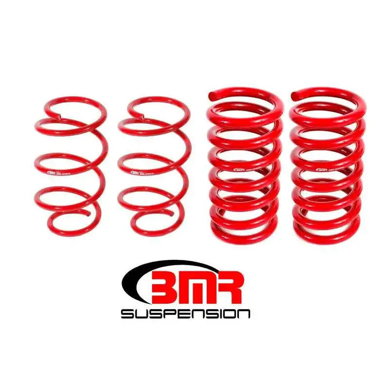 BMR Suspension BMR 15-17 S550 Mustang Drag Version Lowering Springs (Set Of 4) - Red