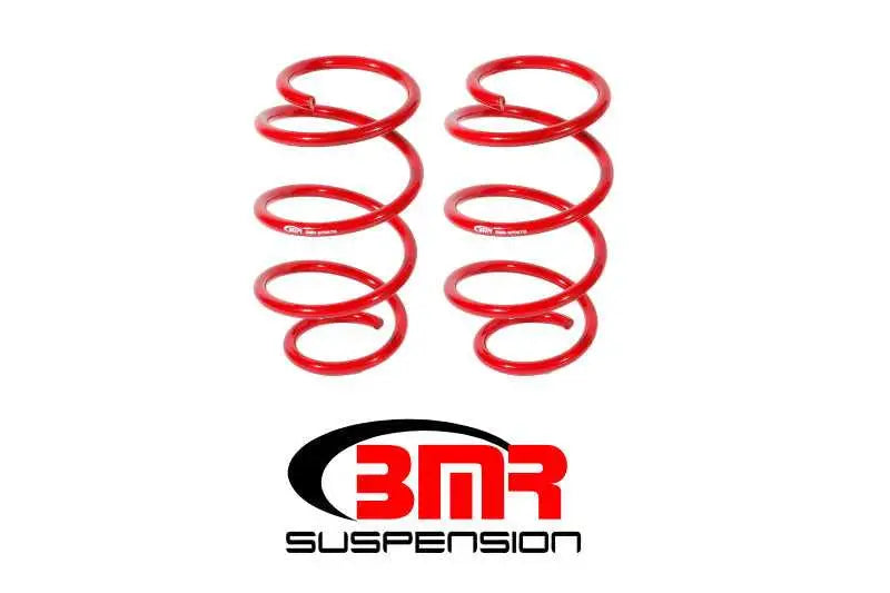 BMR Suspension BMR 15-17 S550 Mustang Front Drag Version Lowering Springs - Red