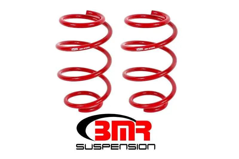 BMR Suspension BMR 15-17 S550 Mustang Front Performance Version Lowering Springs - Red