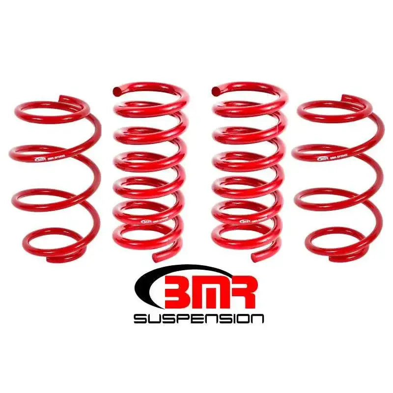 BMR Suspension BMR 15-17 S550 Mustang Performance Version Lowering Springs (Set Of 4) - Red