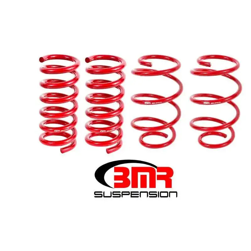 BMR Suspension BMR 15-17 S550 Mustang Performance Version Lowering Springs (Set Of 4) - Red
