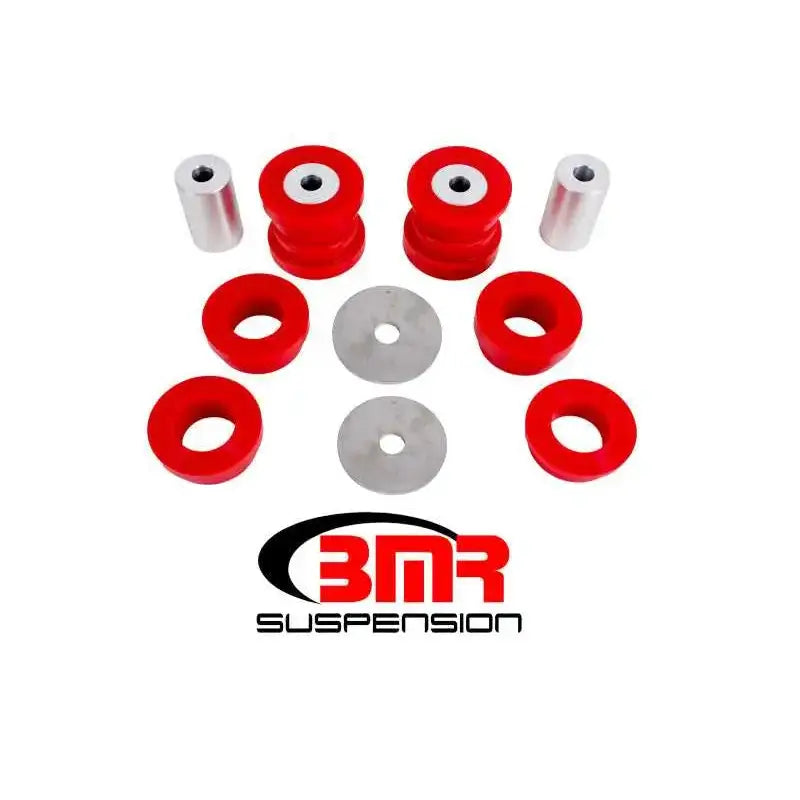 BMR Suspension BMR 15-17 S550 Mustang Rear Cradle Bushing Kit (Polyurethane) - Red
