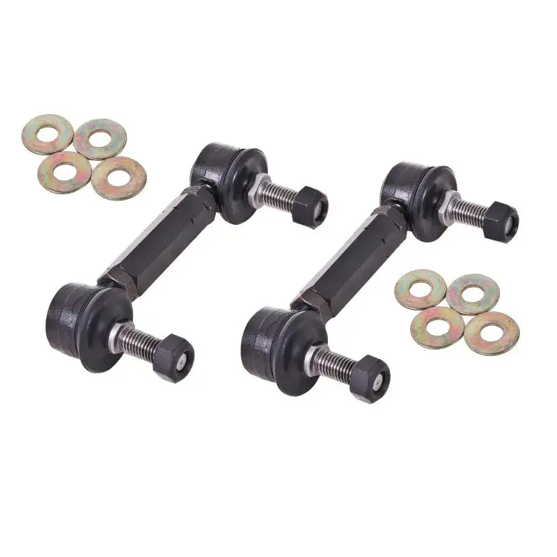 Two sway bar end links with washers for BMR 15-17 S550 Mustang sway bar upgrade