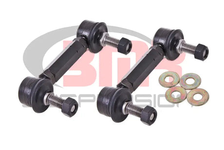 Black sway bar end links with washers for 2015-2017 S550 Mustang rear sway bar