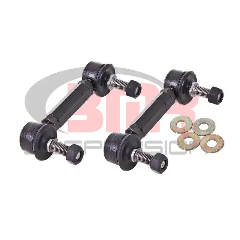Black sway bar end links with washers for 2015-2017 S550 Mustang rear sway bar