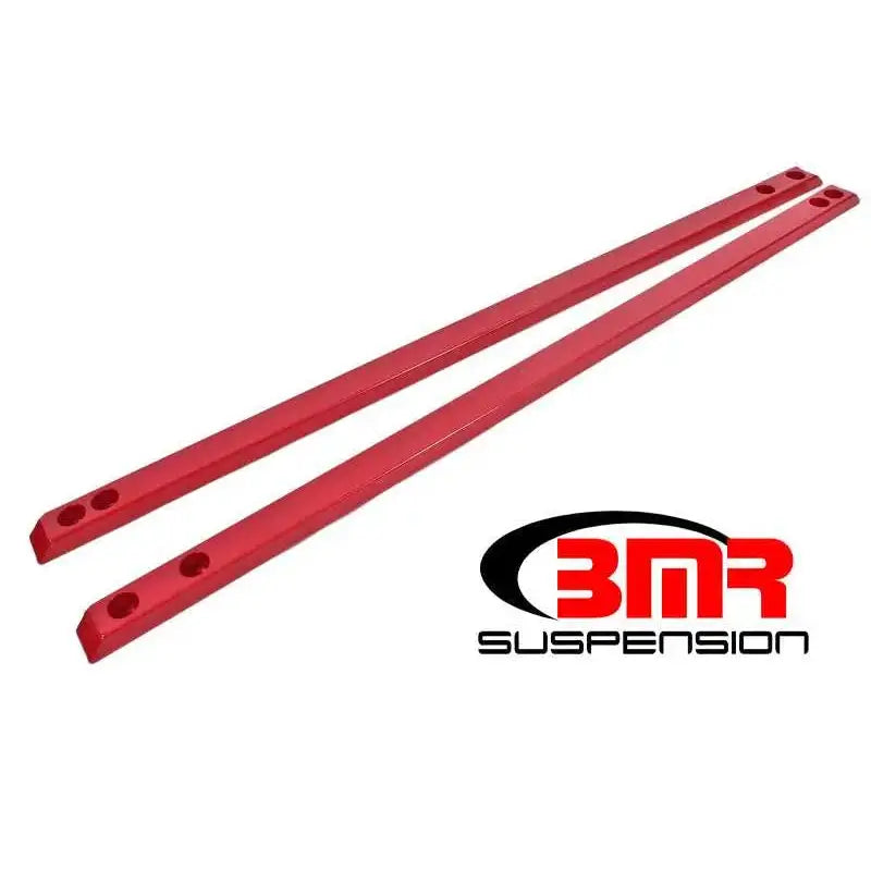 BMR Suspension BMR 15-17 S550 Mustang Super Low Profile Chassis Jacking Rails - Red