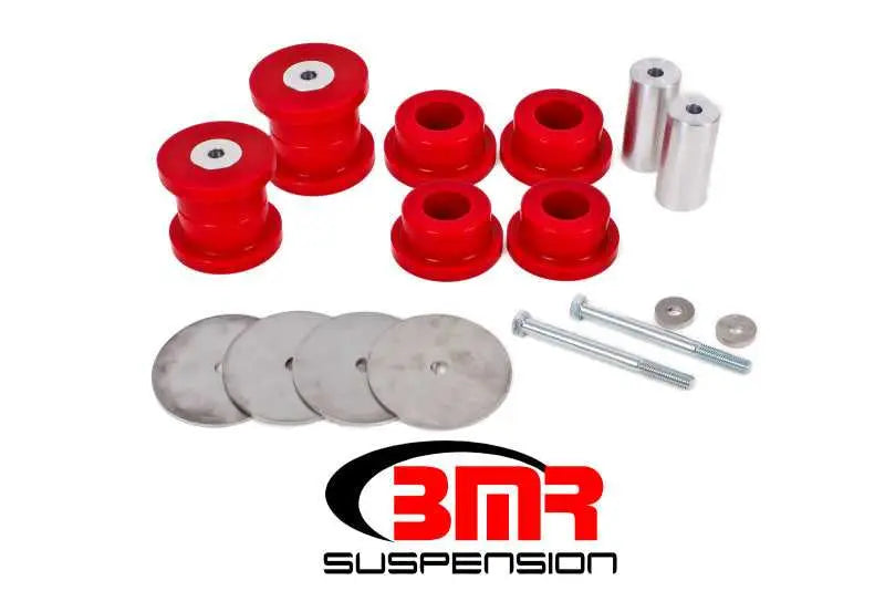 BMR Suspension BMR 16-17 6th Gen Camaro Rear Cradle Bushing Kit (Polyurethane) - Red