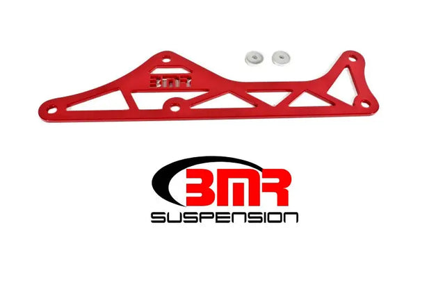 BMR 16-17 6th Gen Camaro Steel Driveshaft Tunnel Brace - Red - Truck & Automotive