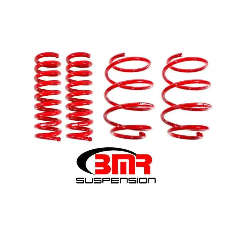 BMR Suspension BMR 16-17 6th Gen Camaro V8 Performance Version Lowering Springs (Set Of 4) - Red
