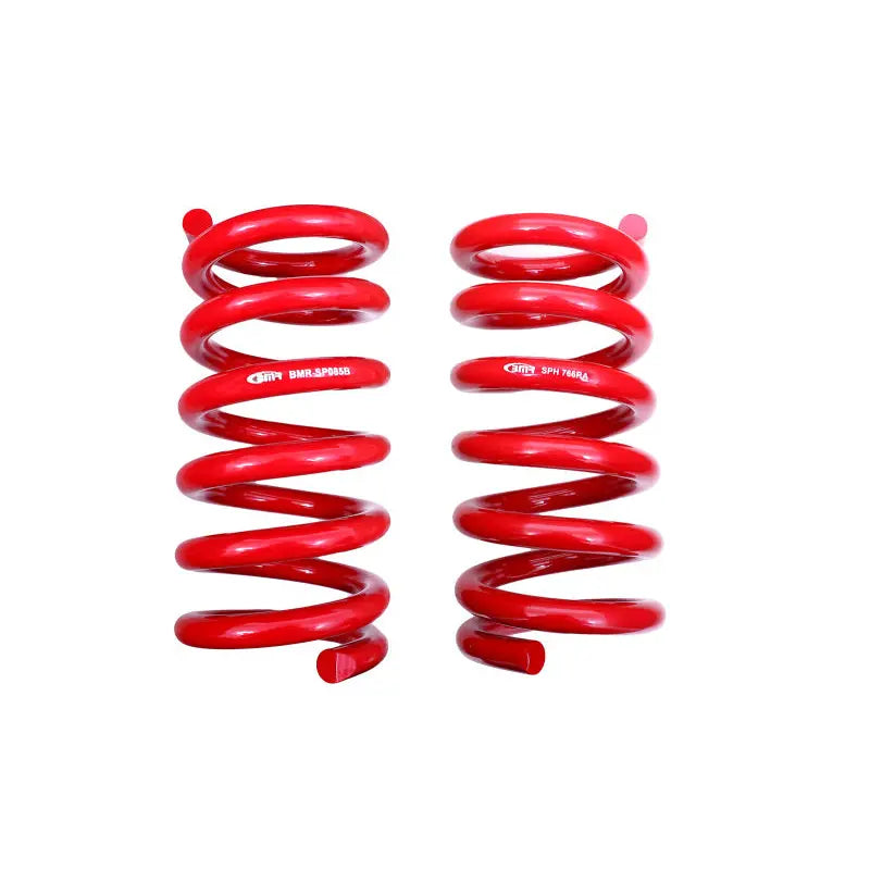 BMR Suspension SPH767R BMR 18-20 S550 Mustang GT MagneRide/15-20 GT350 Lowering Spring Kit (Set Of 4) - Red
