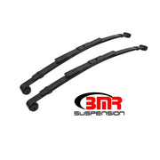 BMR 67-69 1st Gen F-Body Rear Lowering Leaf Springs (2in Drop) - Black