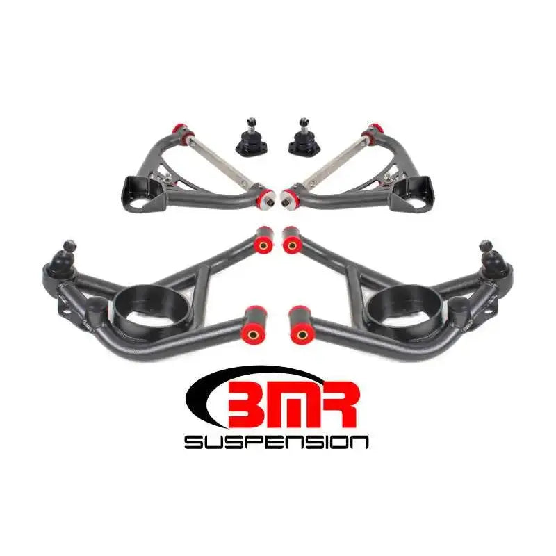 BMR Suspension BMR 70-81 2nd Gen F-Body Upper And Lower A-Arm Kit - Black Hammertone