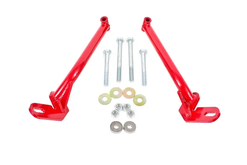 BMR 78-87 G-Body Control Arm Reinforcement Braces - Red - Truck & Automotive