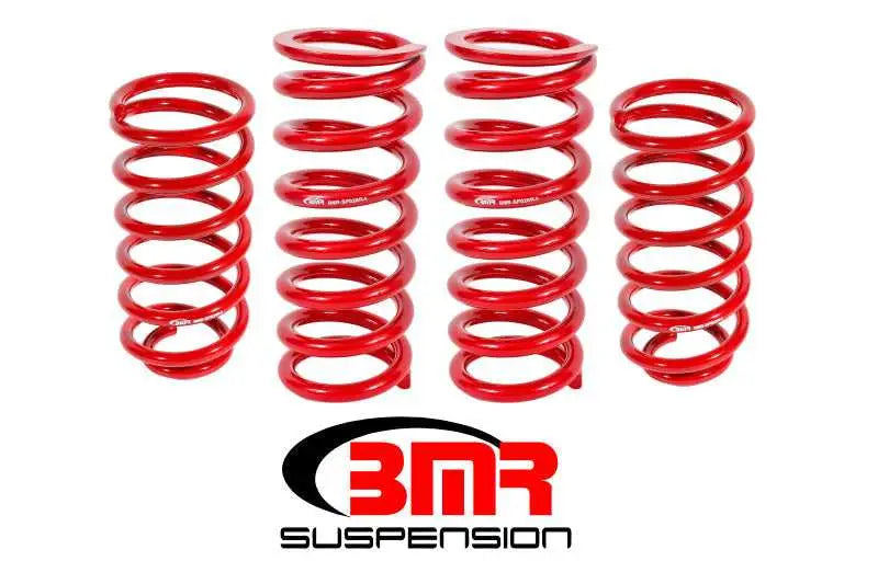 BMR Suspension BMR 79-04 Fox Mustang Lowering Spring Kit (Set Of 4) - Red