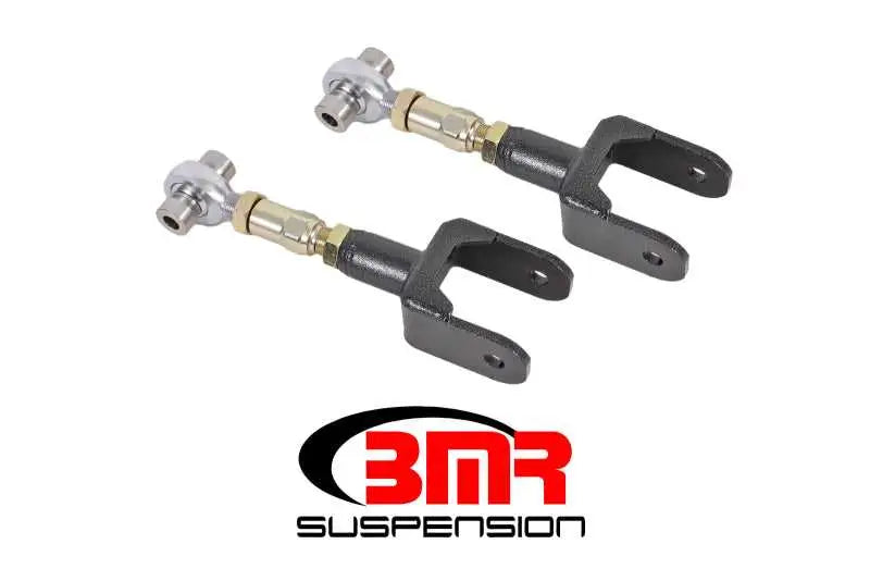 BMR Suspension BMR 79-04 Fox Mustang Upper Control Arms On-Car Adj. Rod Ends - Black Hammertone
