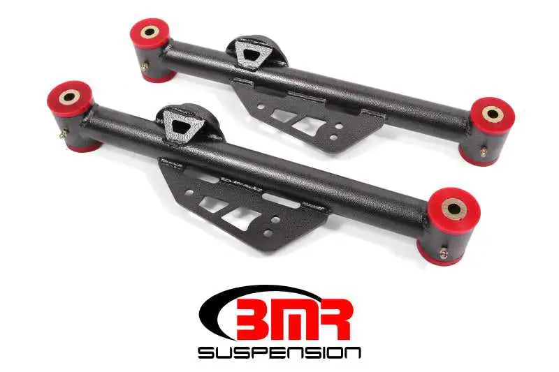 BMR Suspension BMR 79-98 Fox Mustang Non-Adj. Lower Control Arms (Polyurethane) - Black Hammertone