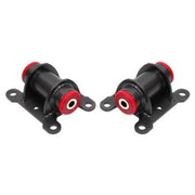 BMR Suspension MM340H BMR 98-02 Chevrolet Camaro Motor Mount Kit (Steel) w/ Poly Bushings - Black Hammertone