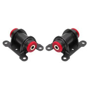 BMR 98-02 Chevrolet Camaro Motor Mount Kit (Steel) w/ Poly Bushings - Black Hammertone - Truck & Automotive