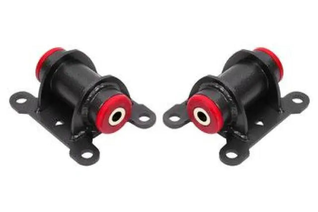 BMR 98-02 Chevrolet Camaro Motor Mount Kit (Steel) w/ Poly Bushings - Black Hammertone - Truck & Automotive