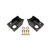 BMR 21-24 Ford Bronco Rear Shock Mount Skid Plates - Black Hammertone - BMR Suspension