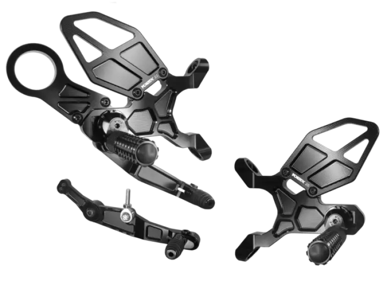 Rear Set Complete Blk Bmw - VORTEX