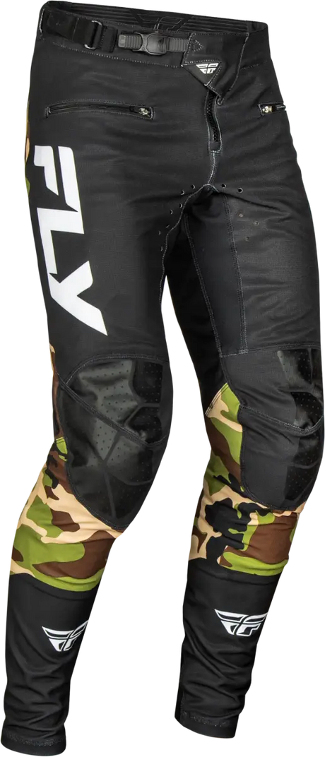 Rayce Bicycle Pant Ca/Ny Black/Camo Sz 30 - FLY RACING