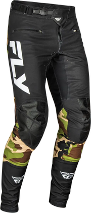Rayce Bicycle Pant Ca/Ny Black/Camo Sz 36 - FLY RACING