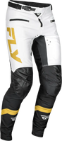 Rayce Bicycle Pant Ca/Ny White/Black/Gold Sz 20 - FLY RACING