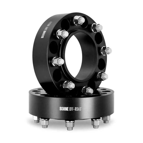Mishimoto BNWS-001-350BK Mishimoto Borne Off-Road Wheel Spacers - 6x139.7 - 93.1 - 35mm - M12 - Black