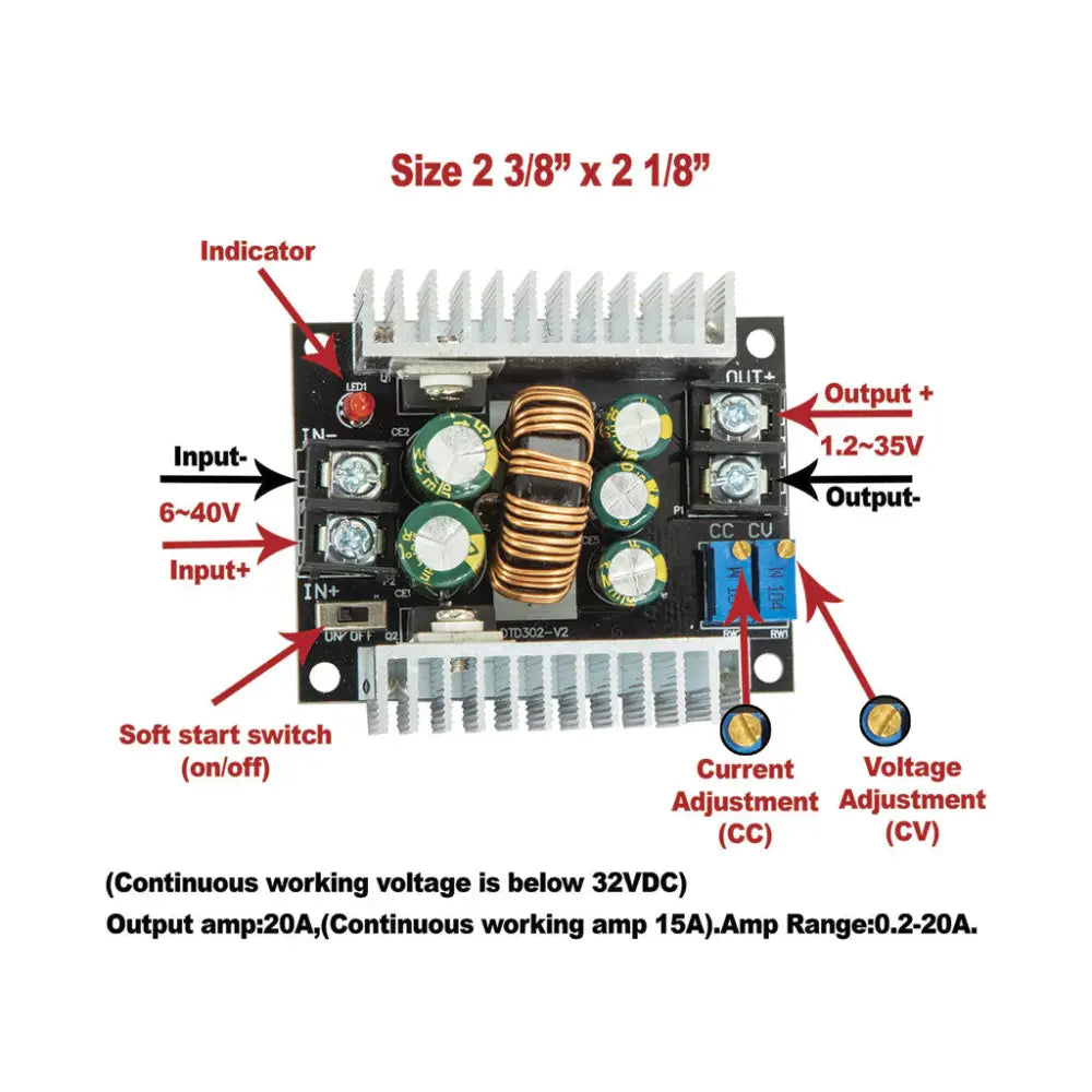 Boat Lift Boss DC TO DC 640V020A DC Converter 3004.0147