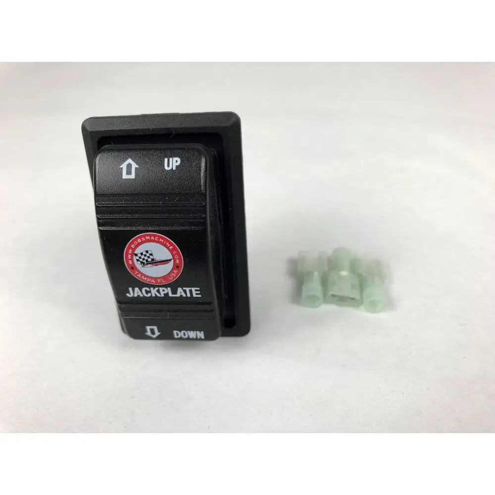 Bobs Machine Made In USA Outboard Motor Jack Plate 100-106010P-PCGBLK-Nospn-NG - Black Action Series Pwd Coated