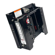 Bobs Machine Made In USA Outboard Motor Jack Plate 100-106010P-PCGBLK-Nospn-NG - Black Action Series Pwd Coated